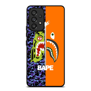 BAPE CAMO SHARK ZIPPER Samsung Galaxy A53 5G Case Cover