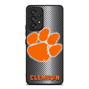 CLEMSON TIGERS METAL Samsung Galaxy A53 5G Case Cover