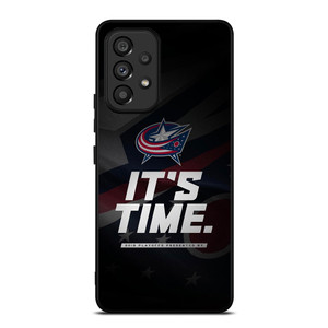 COLUMBUS BLUE JACKETS ITS TIME Samsung Galaxy A53 5G Case Cover COLUMBUS BLUE JACKETS ITS TIME Samsung Galaxy A53 5G Case Cover