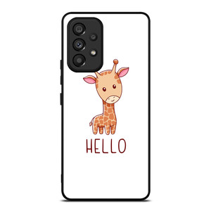 GIRAFFE HELLO Samsung Galaxy A53 5G Case Cover