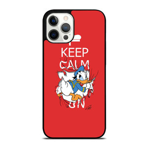 KEEP CALM DONALD DUCK iPhone 12 Pro Max Case Cover
