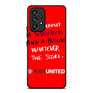 MANCHESTER UNITED I AM UNITED Samsung Galaxy A53 5G Case Cover