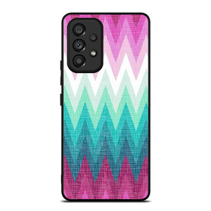 OMBRE PASTEL CHEVRON PATTERN 2 Samsung Galaxy A53 5G Case Cover OMBRE PASTEL CHEVRON PATTERN 2 Samsung Galaxy A53 5G Case Cover