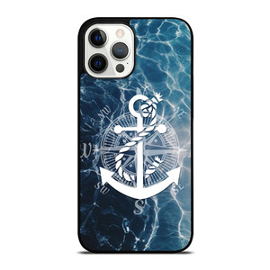 NAUTICAL ANCHOR LOGO iPhone 12 Pro Max Case Cover