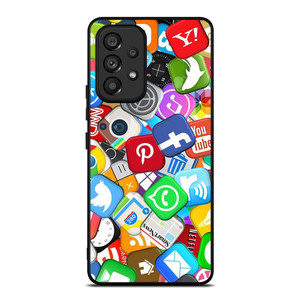 SOCIAL MEDIA LOGO Samsung Galaxy A53 5G Case Cover