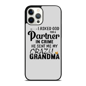 PARTNER IN CRIME GRANDMA 1 iPhone 12 Pro Max Case Cover PARTNER IN CRIME GRANDMA 1 iPhone 12 Pro Max Case Cover