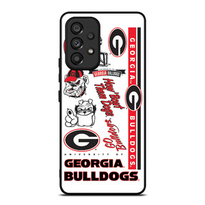 UGA GEORGIA BULLDOGS COLLAGE Samsung Galaxy A53 5G Case Cover UGA GEORGIA BULLDOGS COLLAGE Samsung Galaxy A53 5G Case Cover