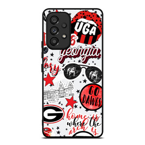 UNIVERSITY GEORGIA BULLDOGS UGA Samsung Galaxy A53 5G Case Cover