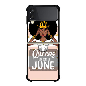 2BUNZ MELANIN POPPIN' ABA QUEEN Samsung Galaxy Z Flip 3 5G Case Cover