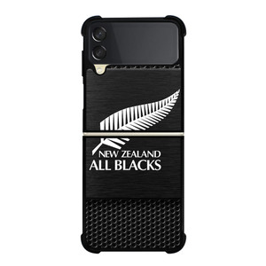ALL BLACKS NEW ZEALAND RUGBY 4 Samsung Galaxy Z Flip 3 5G Case Cover