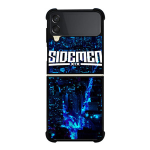 BLUE & WHITE SIDEMEN Samsung Galaxy Z Flip 3 5G Case Cover