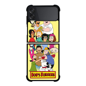 BOB'S BURGERS CHARACTER Samsung Galaxy Z Flip 3 5G Case Cover BOB'S BURGERS CHARACTER Samsung Galaxy Z Flip 3 5G Case Cover