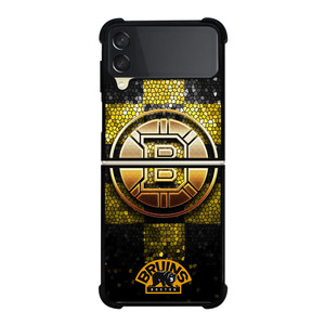 BOSTON BRUINS GOLD LOGO Samsung Galaxy Z Flip 3 5G Case Cover