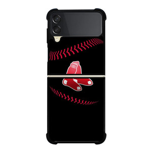 BOSTON RED SOX BLACK LOGO Samsung Galaxy Z Flip 3 5G Case Cover