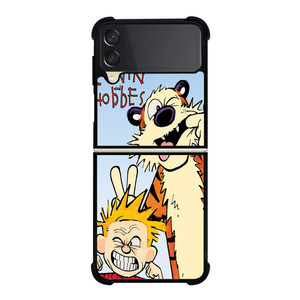 CALVIN AND HOBES Samsung Galaxy Z Flip 3 5G Case Cover