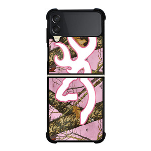 CAMO PINK BROWNING Samsung Galaxy Z Flip 3 5G Case Cover CAMO PINK BROWNING Samsung Galaxy Z Flip 3 5G Case Cover