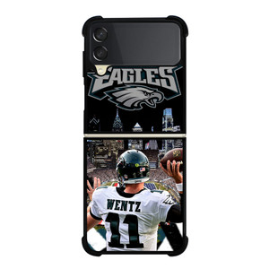 CARSON WENTZ EAGLES 1 Samsung Galaxy Z Flip 3 5G Case Cover