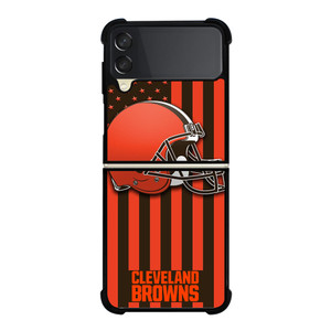 CLEVELAND BROWNS AMERICAN Samsung Galaxy Z Flip 3 5G Case Cover