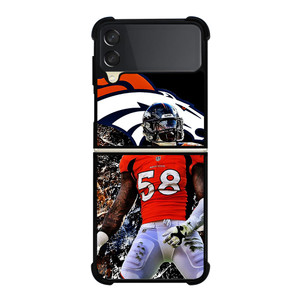 DENVER BRONCOS VON MILLER Samsung Galaxy Z Flip 3 5G Case Cover