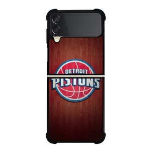 DETROIT PISTONS WOODEN LOGO Samsung Galaxy Z Flip 3 5G Case Cover