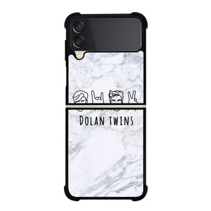 DOLAN TWINS MARBLE LOGO Samsung Galaxy Z Flip 3 5G Case Cover