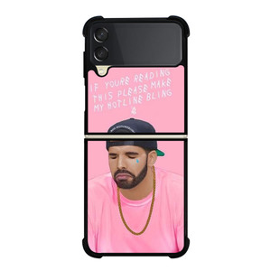 DRAKE RAPPER PINK BLINK Samsung Galaxy Z Flip 3 5G Case Cover