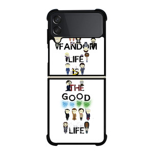 FANDOM LIFE QUOTE Samsung Galaxy Z Flip 3 5G Case Cover