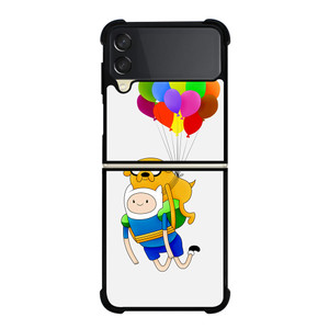 FINN AND JAKE BALLOON Samsung Galaxy Z Flip 3 5G Case Cover FINN AND JAKE BALLOON Samsung Galaxy Z Flip 3 5G Case Cover