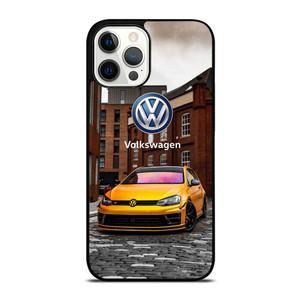 VW VOLKSWAGEN GTI CAR YEELOW iPhone 12 Pro Max Case Cover