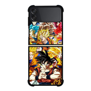 GOKU DRAGON BALL ALL SUPER SAIYAN Samsung Galaxy Z Flip 3 5G Case Cover
