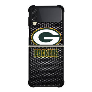 GREEN BAY PACKERS METAL Samsung Galaxy Z Flip 3 5G Case Cover