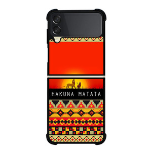 HAKUNA MATATA LION KING AZTEC 1 Samsung Galaxy Z Flip 3 5G Case Cover