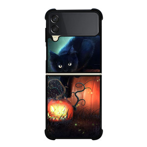 HALLOWEEN CAT 2 Samsung Galaxy Z Flip 3 5G Case Cover