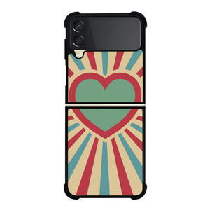HEARTS PATTERN Samsung Galaxy Z Flip 3 5G Case Cover HEARTS PATTERN Samsung Galaxy Z Flip 3 5G Case Cover