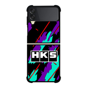 HKS RETRO LOGO Samsung Galaxy Z Flip 3 5G Case Cover