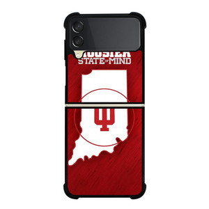 HOOSIER STATE OF MIND INDIANA BASKETBALL LOGO Samsung Galaxy Z Flip 3 5G Case Cover