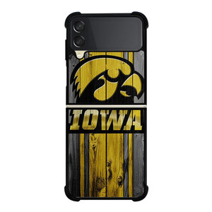 IOWA HAWKEYES WOODEN Samsung Galaxy Z Flip 3 5G Case Cover