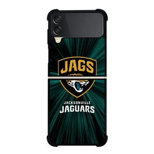 JACKSONVILLE JAGUARS NFL ICON Samsung Galaxy Z Flip 3 5G Case Cover JACKSONVILLE JAGUARS NFL ICON Samsung Galaxy Z Flip 3 5G Case Cover