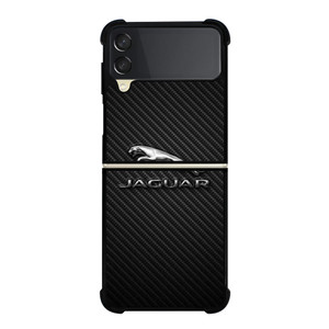 JAGUAR CARBON LOGO 2 Samsung Galaxy Z Flip 3 5G Case Cover