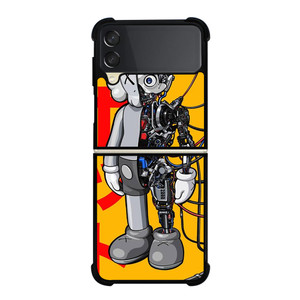 KAWS DESIGN Samsung Galaxy Z Flip 3 5G Case Cover KAWS DESIGN Samsung Galaxy Z Flip 3 5G Case Cover