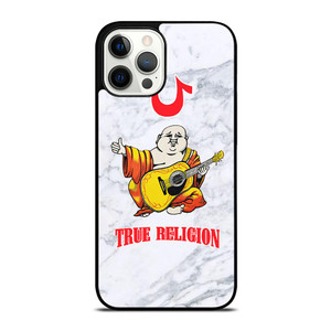 BIG BUDDHA TRUE RELIGION MARBLE iPhone 12 Pro Max Case Cover