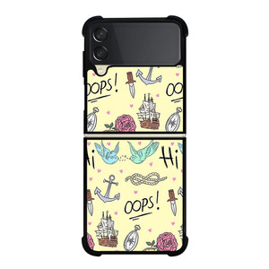 LARRY STYLINSON COMPLIMENTARY PATTERN Samsung Galaxy Z Flip 3 5G Case Cover LARRY STYLINSON COMPLIMENTARY PATTERN Samsung Galaxy Z Flip 3 5G Case Cover