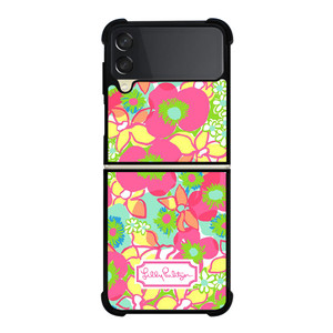 LILLY PULITZER FLOWERS Samsung Galaxy Z Flip 3 5G Case Cover