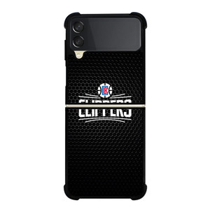 LOS ANGELES CLIPPERS METAL LOGO Samsung Galaxy Z Flip 3 5G Case Cover