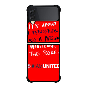 MANCHESTER UNITED I AM UNITED Samsung Galaxy Z Flip 3 5G Case Cover