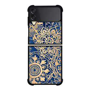 MANDALA BLUE PATTERN Samsung Galaxy Z Flip 3 5G Case Cover