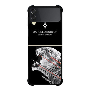MARCELO BURLON TIGER Samsung Galaxy Z Flip 3 5G Case Cover MARCELO BURLON TIGER Samsung Galaxy Z Flip 3 5G Case Cover