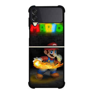 MARIO BROSS FIRE Samsung Galaxy Z Flip 3 5G Case Cover