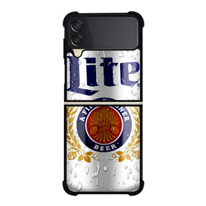 MILLER LITE BEER CAN Samsung Galaxy Z Flip 3 5G Case Cover