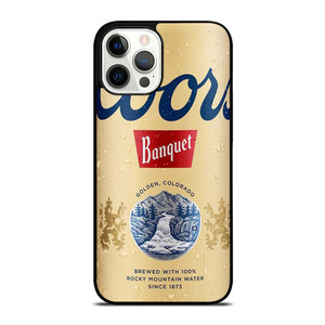 COORS BANQUET BEER iPhone 12 Pro Max Case Cover COORS BANQUET BEER iPhone 12 Pro Max Case Cover